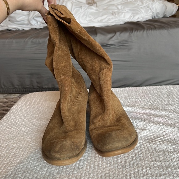 Bronx Suede Western/ Cowboy style boots - Picture 2 of 3